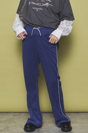 メゾンスペシャル/MAISON SPECIALのPile Fabric Flare Pants/パイルフレアパンツ(110600/110601)