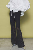 MAISON SPECIALレースドッキングフレアパンツ Lace Fabric Flare Pants/レースドッキングフレアパンツ【MAISON