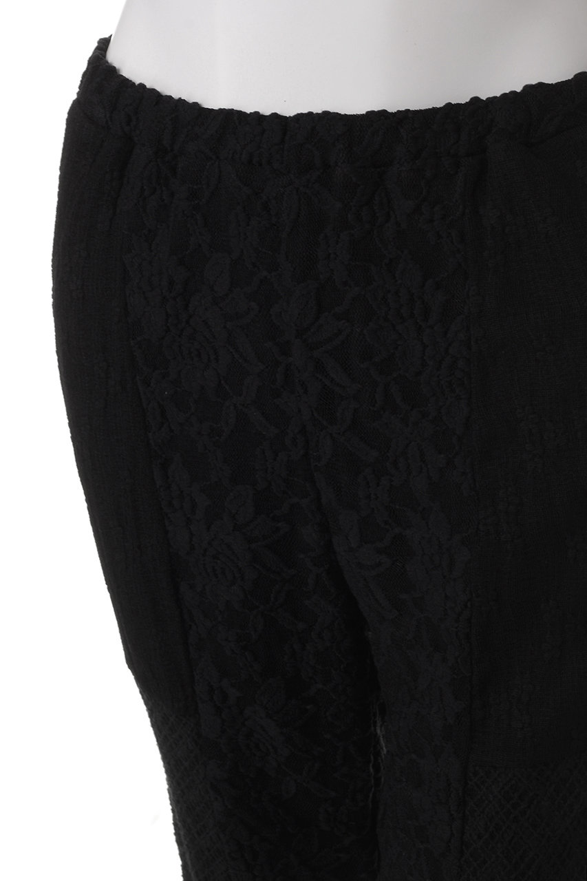 MAISON SPECIAL パンツ Lace Fabric Flare Pants/レース