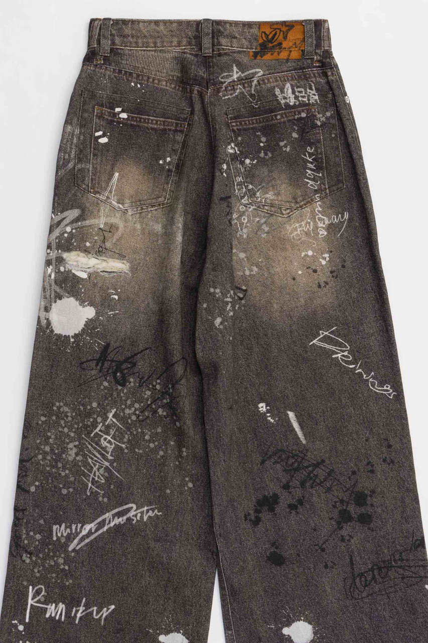 新品タグ付き★MAISON SPECIAL デニムプリントパンツ 36 MAISON SPECIAL（メゾンスペシャル）の「Denim Print Pants/デニム