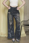 【予約販売】Denim Print Pants/デニムプリントパンツ メゾンスペシャル/MAISON SPECIAL