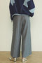 High Waist Lace Up Wide Silhouette Pants/ハイウエストレースアップワイドパンツ メゾンスペシャル/MAISON SPECIAL