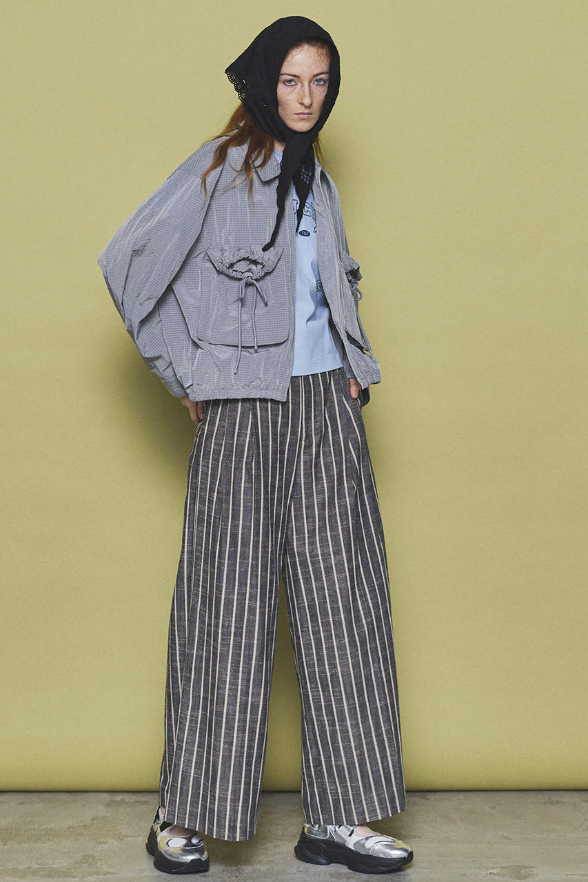 MAISON SPECIAL(メゾンスペシャル)｜Stripe Tack Wide Silhouette