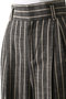 Stripe Tack Wide Silhouette Pants/ストライプタックワイドパンツ メゾンスペシャル/MAISON SPECIAL