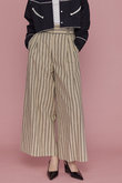 Stripe Tack Wide Silhouette Pants/ストライプタックワイドパンツ