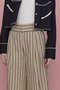 【予約販売】Stripe Tack Wide Silhouette Pants/ストライプタックワイドパンツ メゾンスペシャル/MAISON SPECIAL