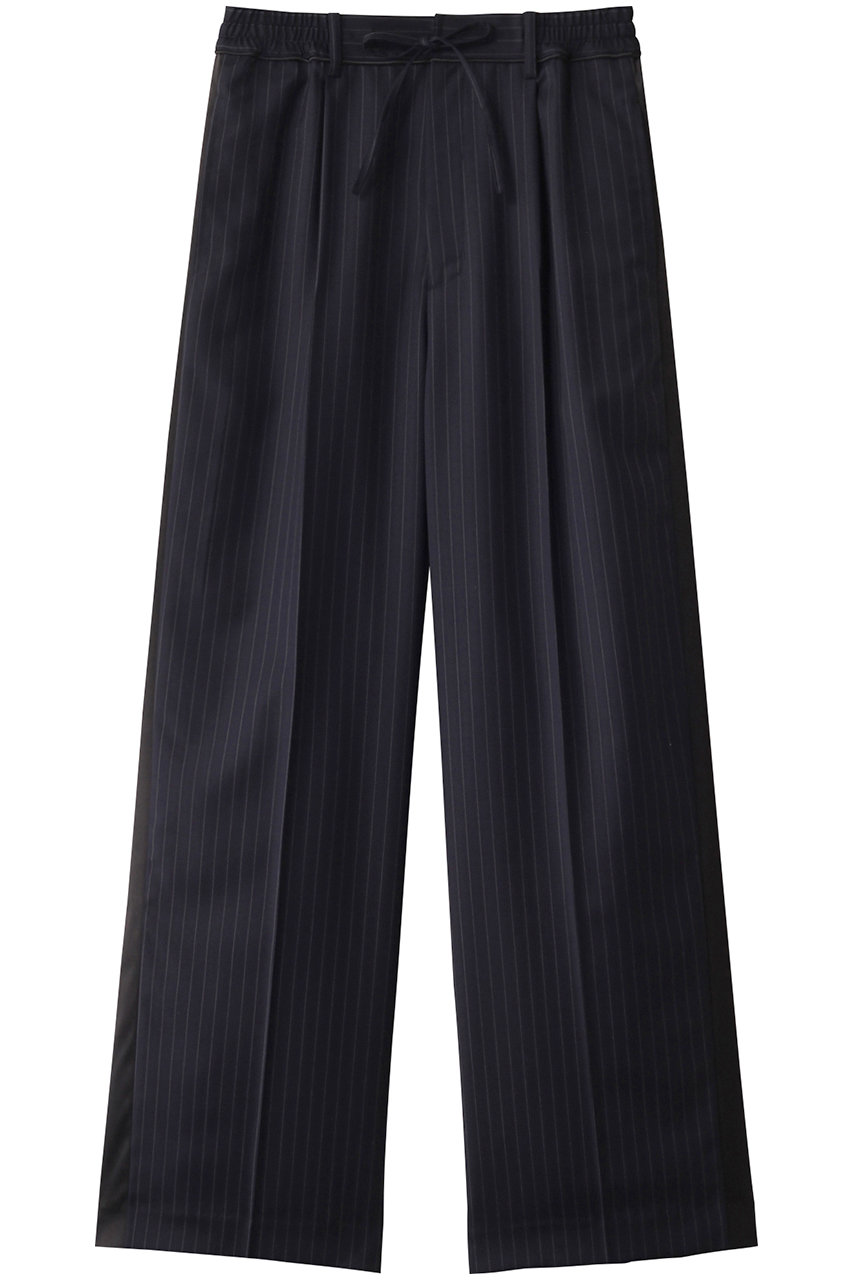 メゾンスペシャル/MAISON SPECIALのSide Line Pin Straight Pants/サイドラインピンストレートパンツ(NVY(ネイビー)/21251466001)