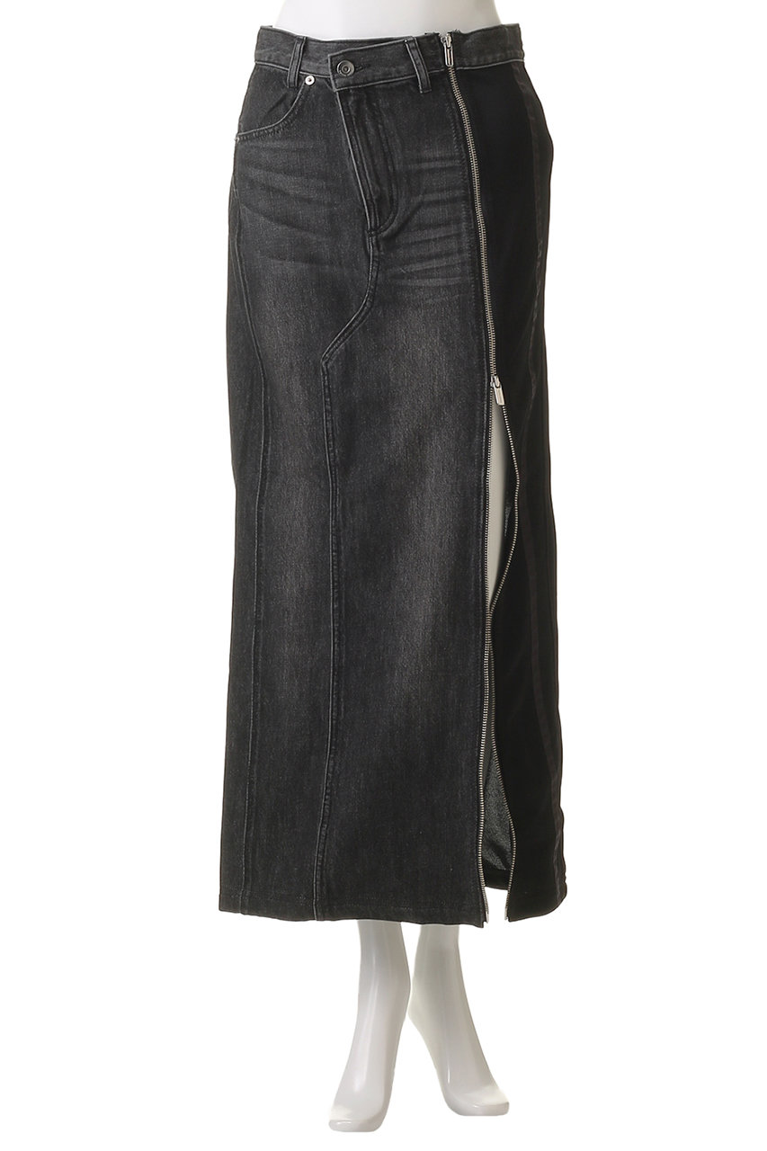 メゾンスペシャル MAISON SPECIAL 38 デニム ラップスカート MAISON SPECIAL(メゾンスペシャル)｜Zip Design Denim Combination
