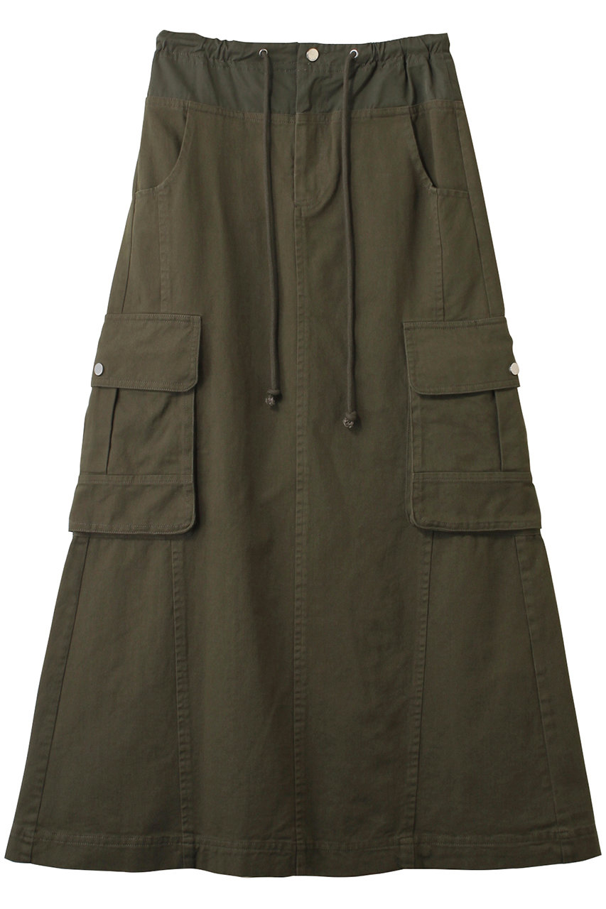 メゾンスペシャル/MAISON SPECIALのUtility Skirt/ユーティリティースカート(KHK(カーキ)/21251515301)