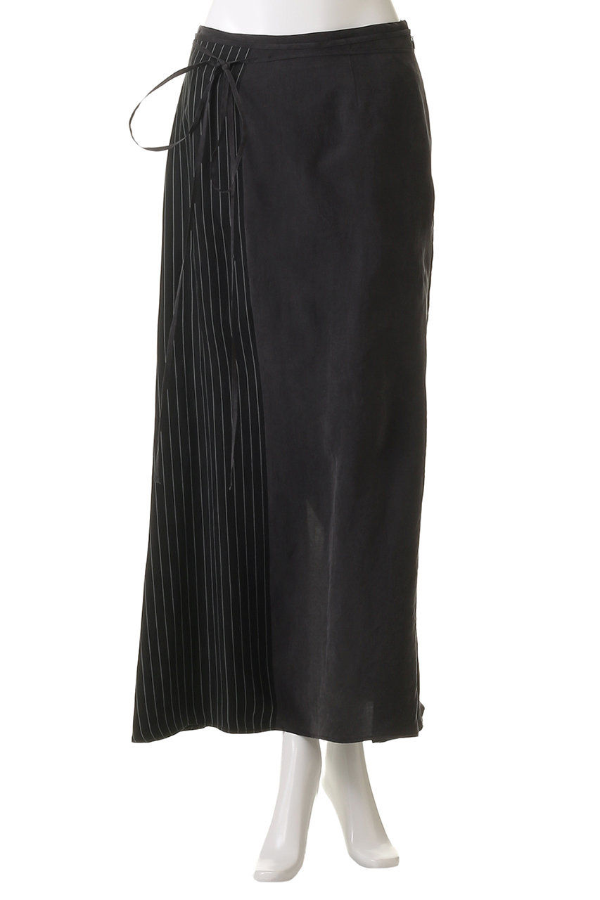 MAISON SPECIAL(メゾンスペシャル)｜Satin Docking Maxi Skirt/サテン