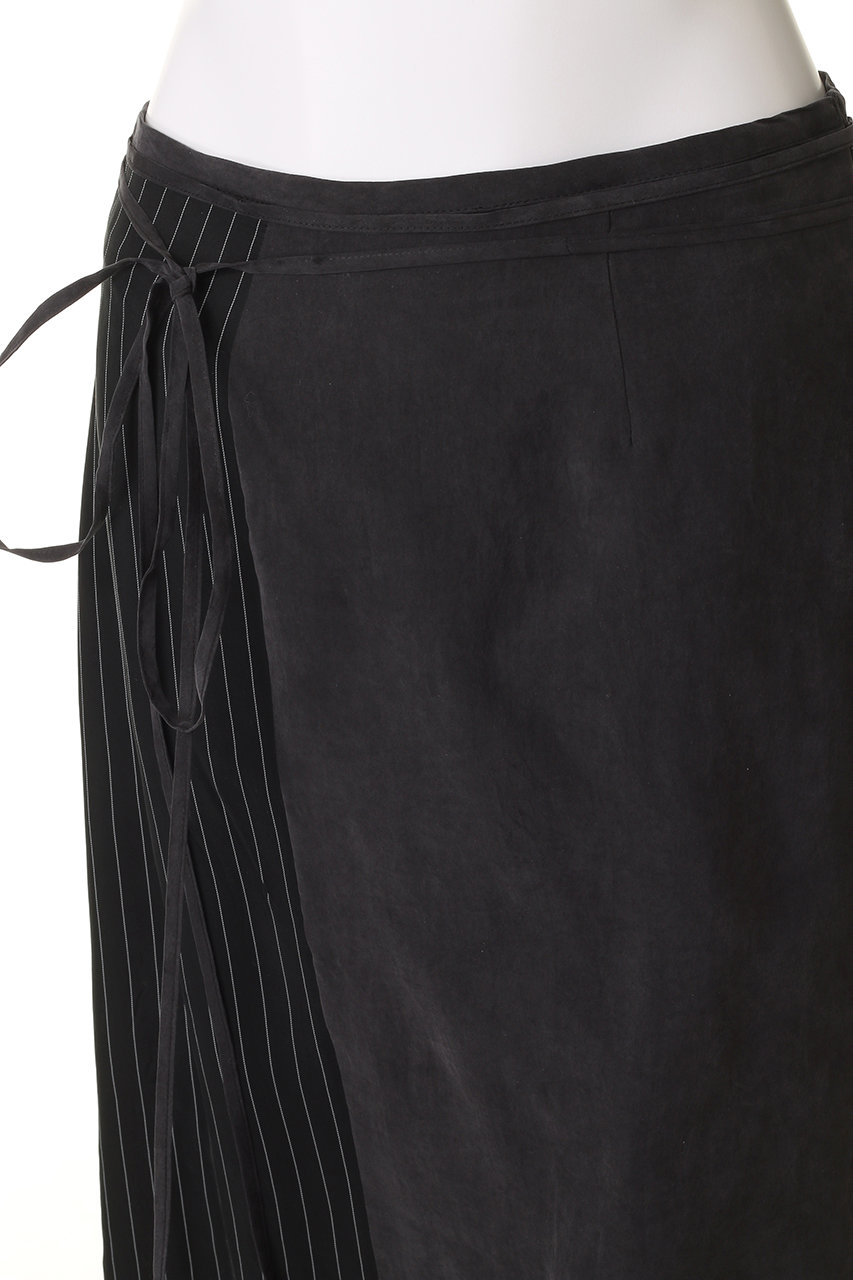 MAISON SPECIAL(メゾンスペシャル)｜Satin Docking Maxi Skirt/サテン