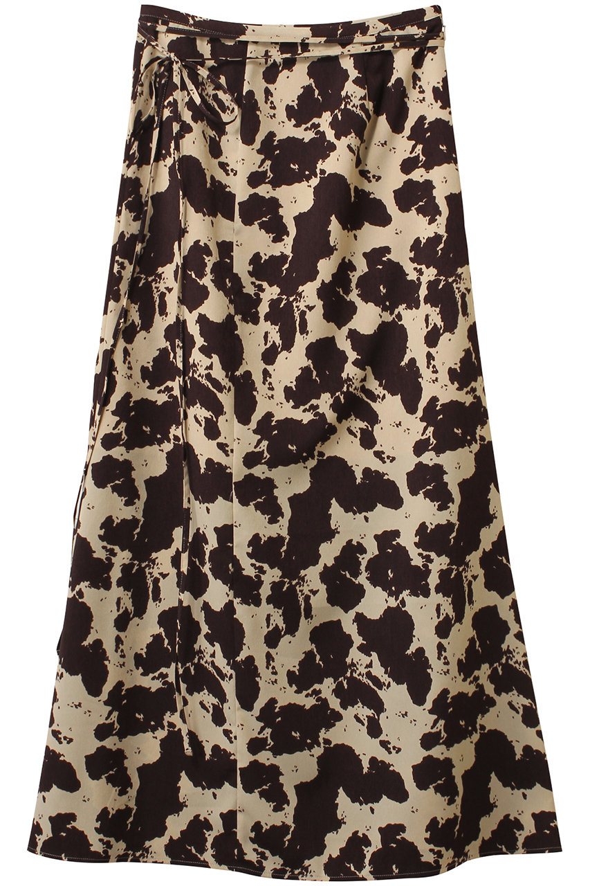 メゾンスペシャル/MAISON SPECIALの【予約販売】COW Printed Maxi Skirt/COWプリントマキシスカート(MLT1(マルチカラー)/21251515703)