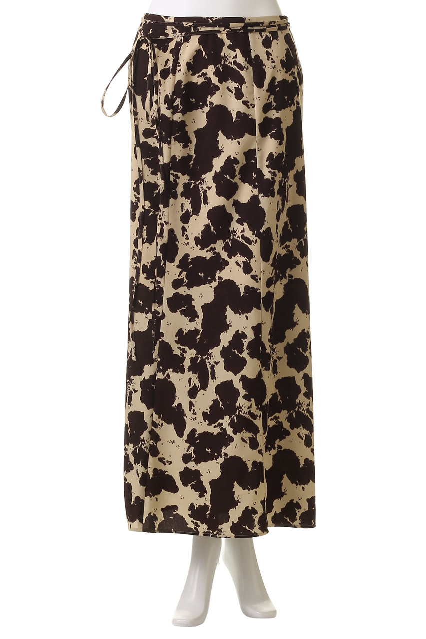 MAISON SPECIAL(メゾンスペシャル)｜COW Printed Maxi Skirt/COW