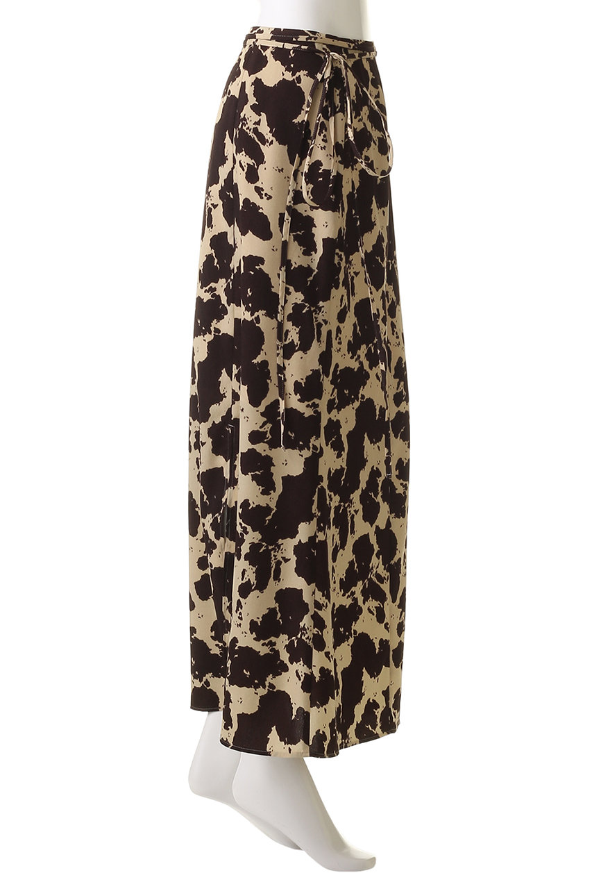 MAISON SPECIAL(メゾンスペシャル)｜COW Printed Maxi Skirt/COW