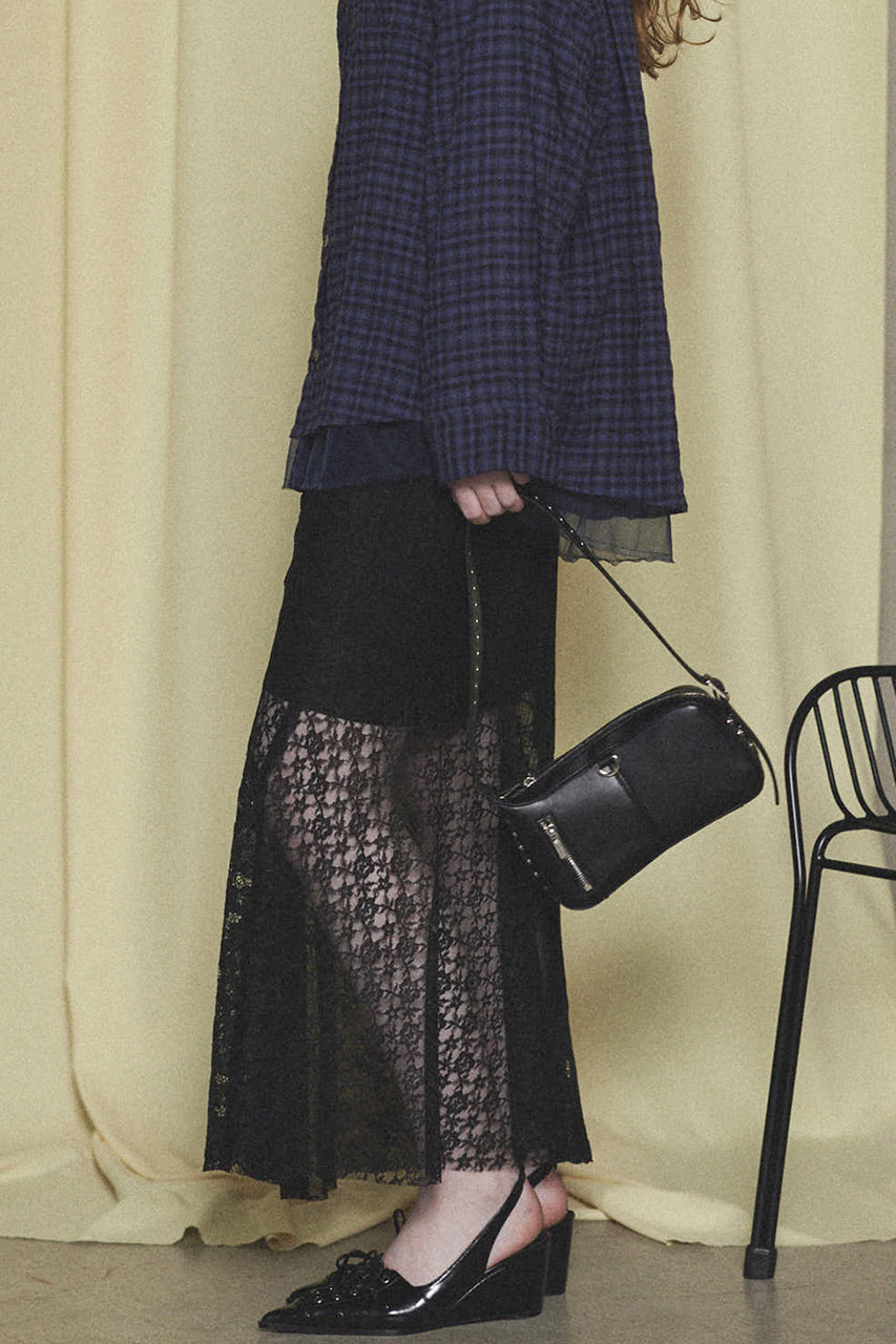 MAISON SPECIAL(メゾンスペシャル)｜Lace Fabric Docking Skirt/レース