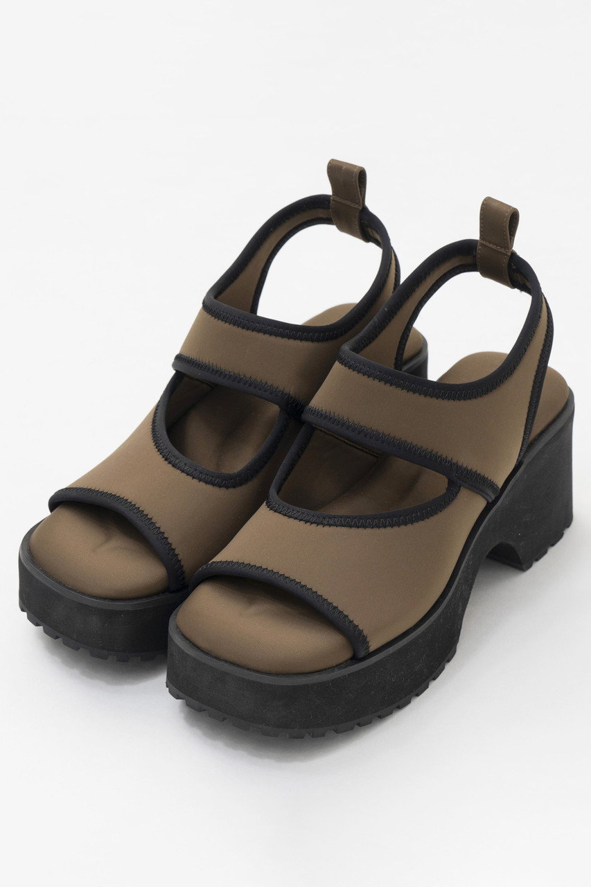 メゾンスペシャル/MAISON SPECIALの【予約販売】Volume Sole Stretch Sandals/ボリュームソールストレッチサンダル(MOC(モカ)/21251565503)