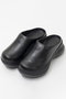 【予約販売】Vegan Leather Sabot Sandals/ヴィーガンレザークロッグス メゾンスペシャル/MAISON SPECIAL BLK(ブラック)