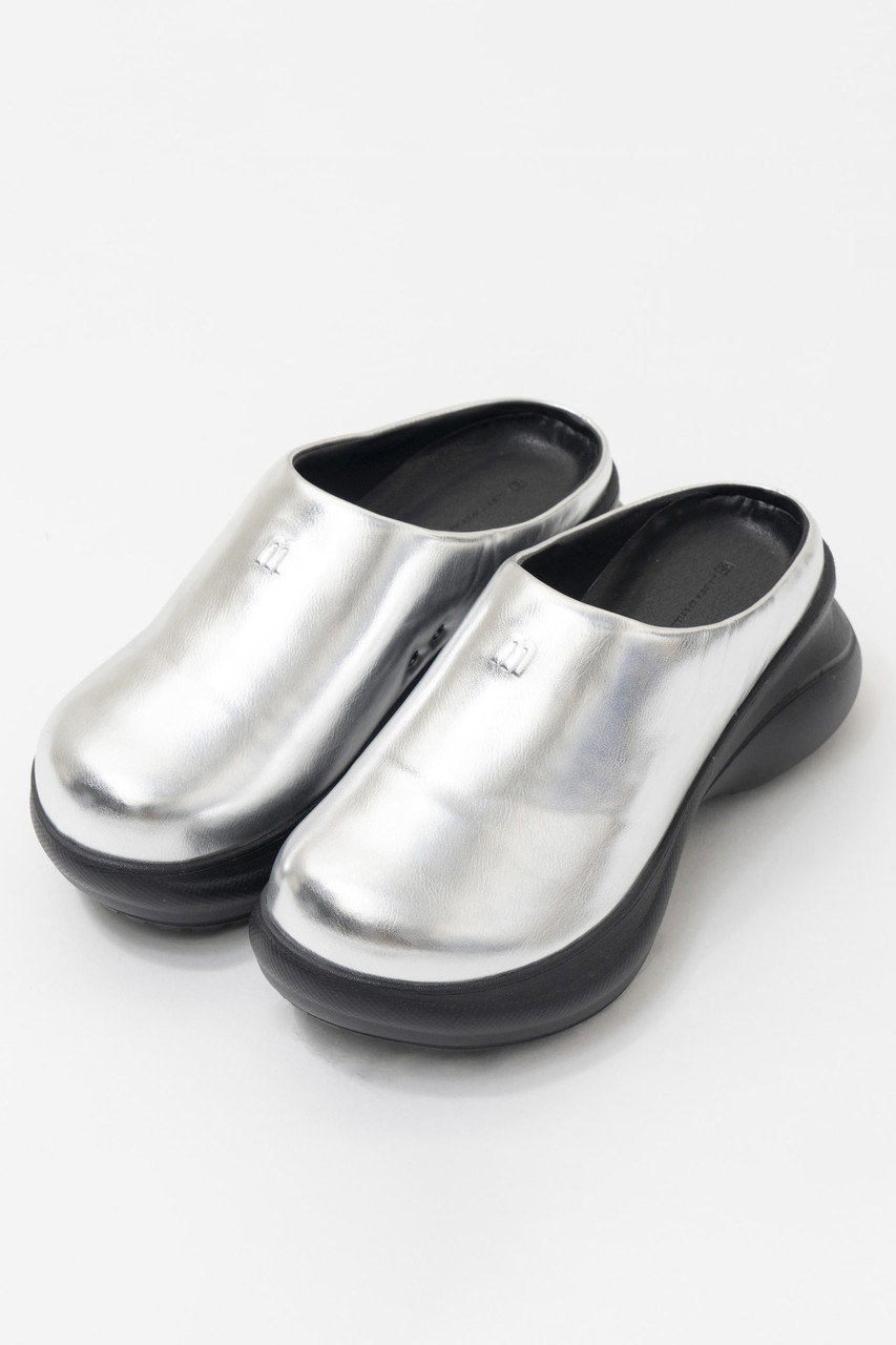 メゾンスペシャル/MAISON SPECIALの【予約販売】Vegan Leather Sabot Sandals/ヴィーガンレザークロッグス(SLV(シルバー)/21251565510)