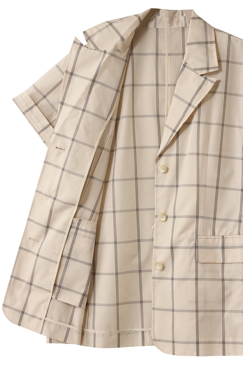 MAISON SPECIAL(メゾンスペシャル)｜Sheer Half Sleeve Jacket