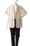 Sheer Half Sleeve Jacket/シアーハーフスリーブジャケット メゾンスペシャル/MAISON SPECIAL
