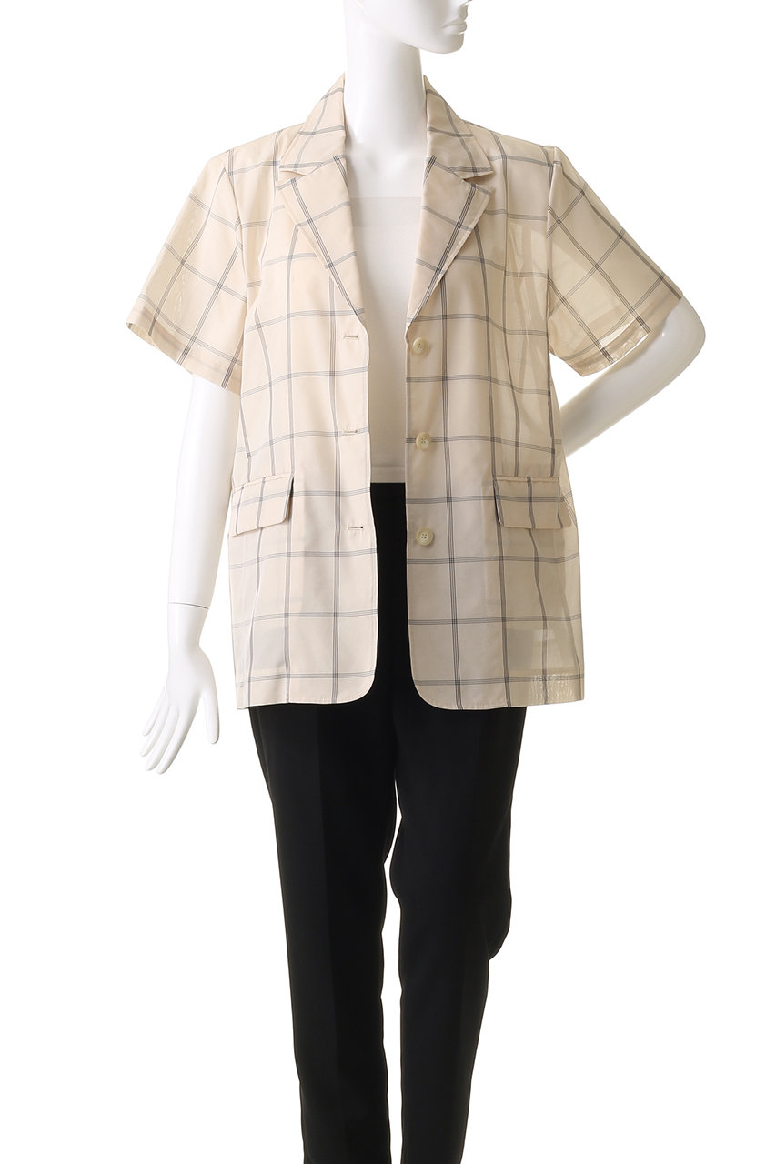 ハーフスリーブシアージャケット Half Sleeve Sheer Jacket Sheer Half Sleeve Jacket/シアーハーフスリーブジャケット