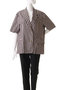Color Plaid Half Sleeve Jacket/カラーチェックハーフスリーブジャケット メゾンスペシャル/MAISON SPECIAL