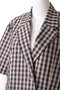 Color Plaid Half Sleeve Jacket/カラーチェックハーフスリーブジャケット メゾンスペシャル/MAISON SPECIAL