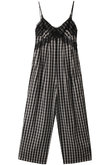 Plaid Lace Camisole All-In-One/チェックレースキャミオールインワン