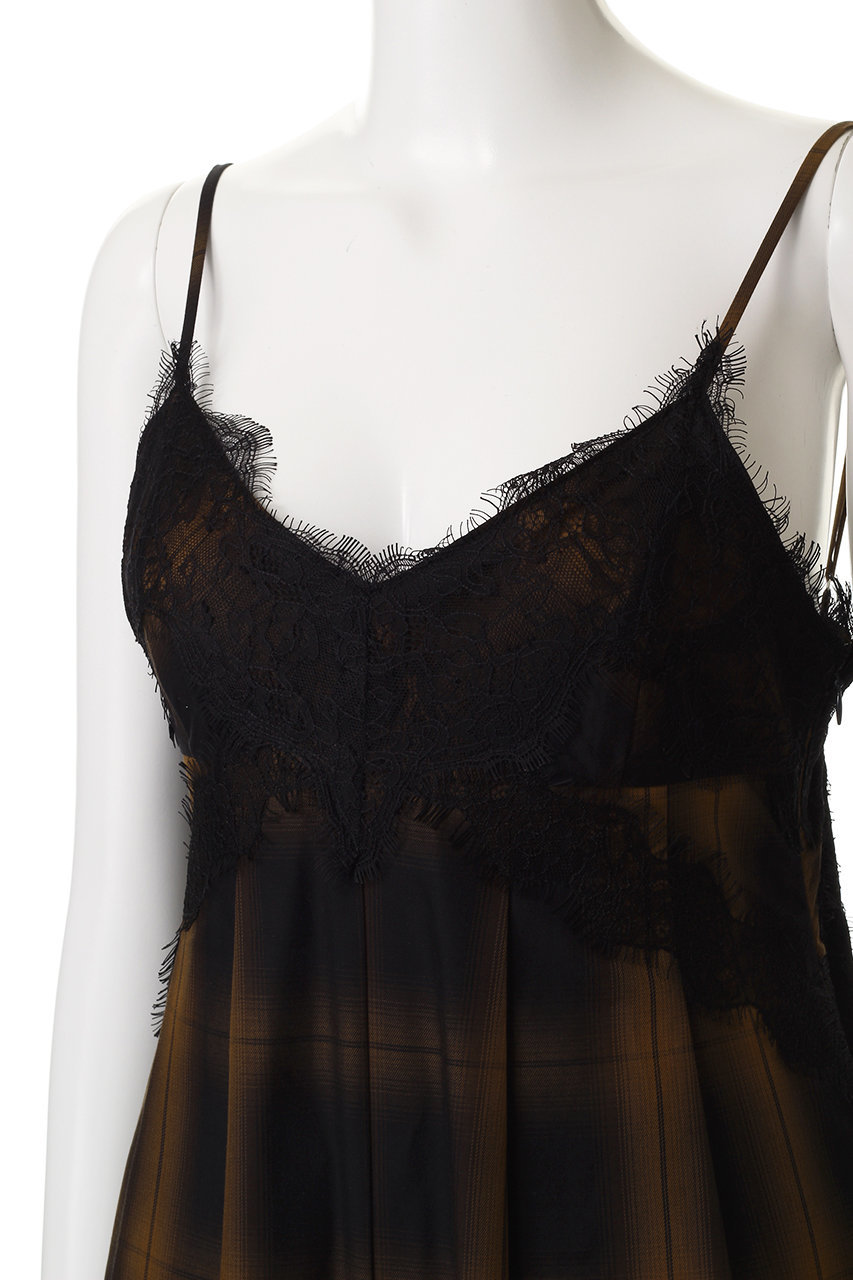 MAISON SPECIAL(メゾンスペシャル)｜Plaid Lace Camisole All-In