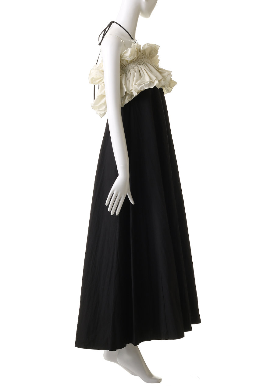 ワンピース MAISON SPECIAL Ruffle Bear Maxi Dress MAISON SPECIAL(メゾンスペシャル)｜Ruffle Bear Maxi Dress