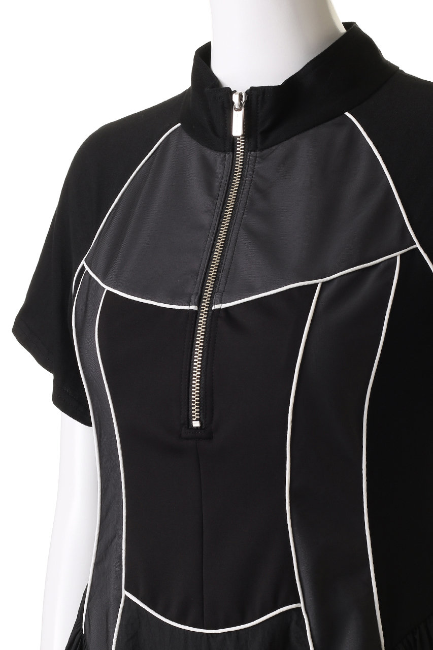 MAISON SPECIAL(メゾンスペシャル)｜Zip Up Volume Dress/ジップ