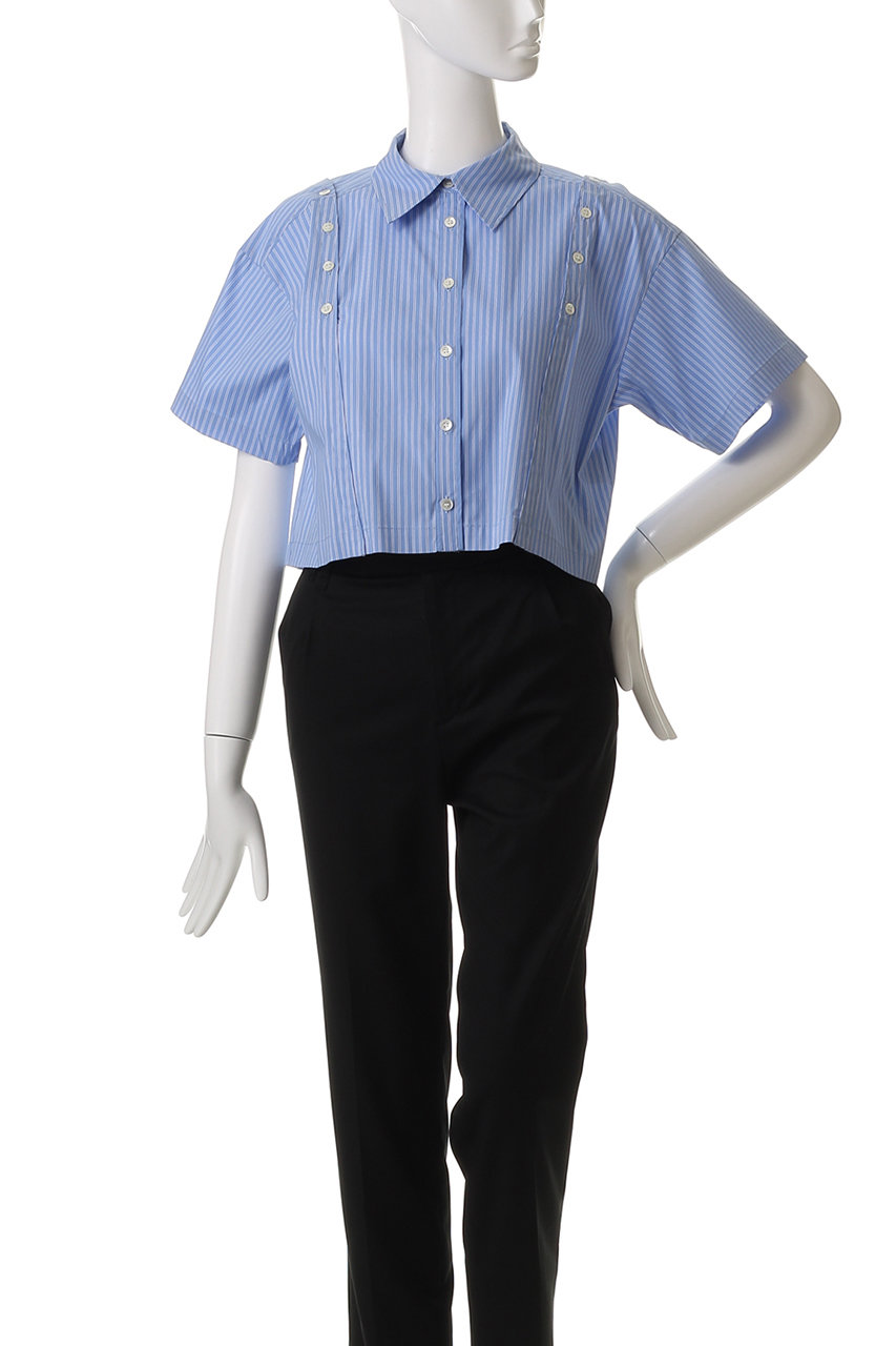 MAISON SPECIAL(メゾンスペシャル)｜Button Slit Short Shirt