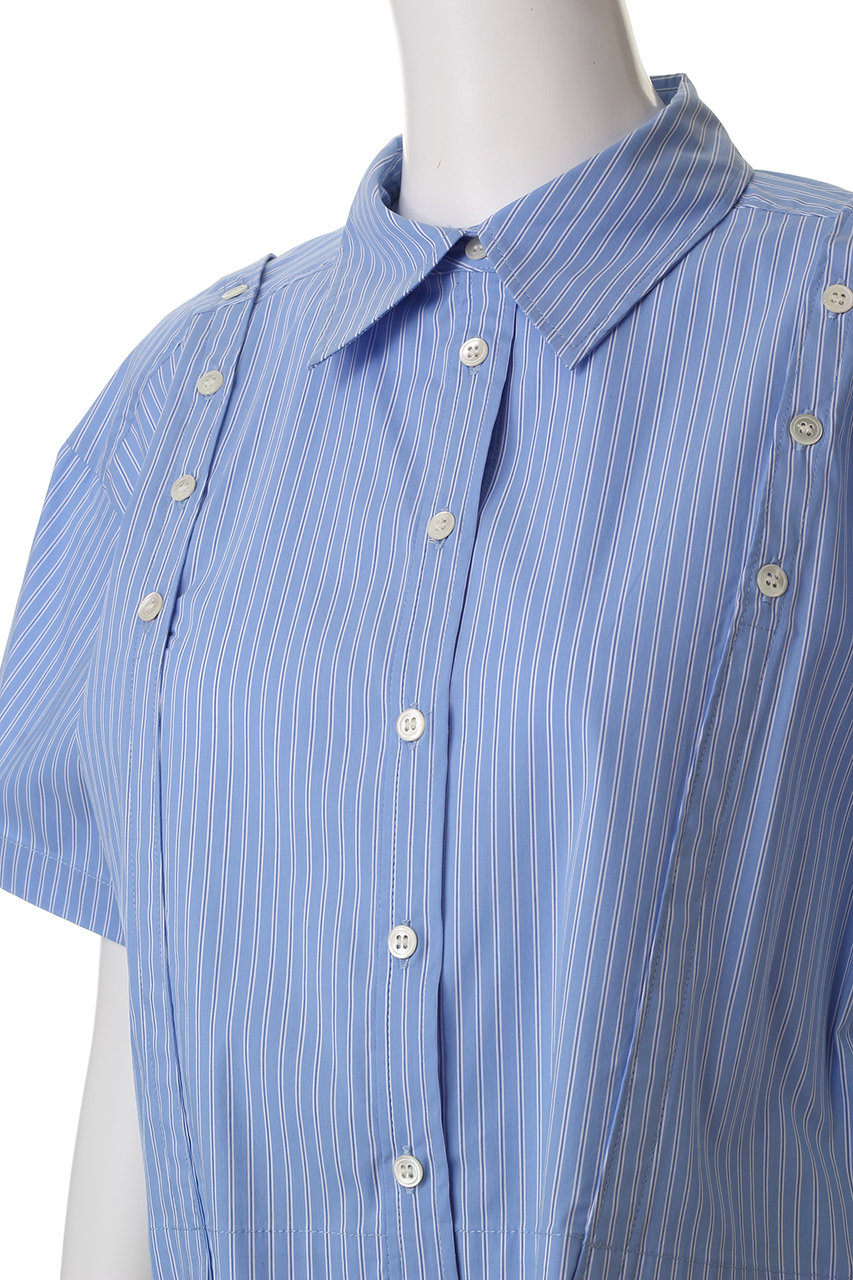 MAISON SPECIAL(メゾンスペシャル)｜Button Slit Short Shirt