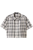 Button Slit Short Shirt/ボタンスリットショートシャツ