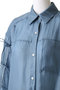 Oversize Shear Ribbon Shirt/オーバーシアーリボンシャツ メゾンスペシャル/MAISON SPECIAL