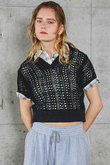 Striped Knit Shirt/ストライプニットシャツ