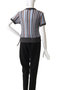 Striped Knit Shirt/ストライプニットシャツ メゾンスペシャル/MAISON SPECIAL