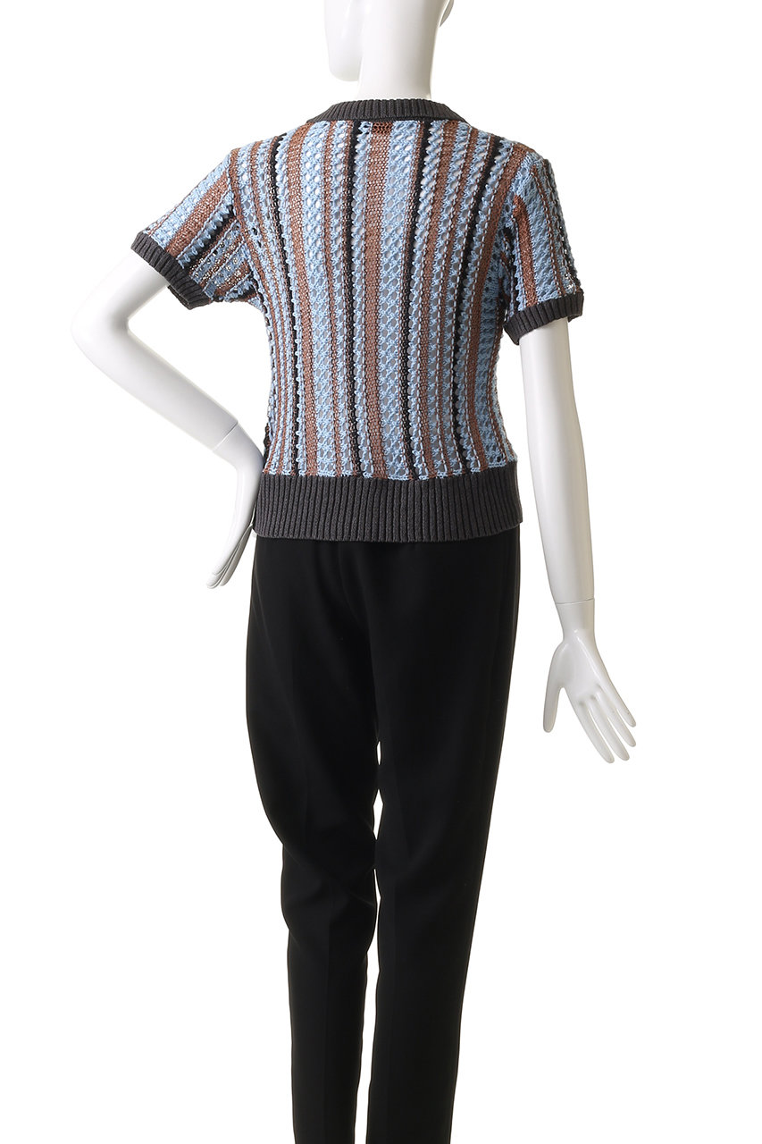 MAISON SPECIAL(メゾンスペシャル)｜Striped Knit Shirt/ストライプ 