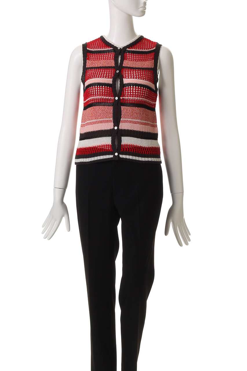 ベスト ジレ 2way Multi Border Tank Top/2WAYマルチボーダータンクトップ「MAISON SPECIAL/メゾンスペシャル MAISON SPECIAL ベスト ジレ 2way Multi Border Tank Top/2WAY