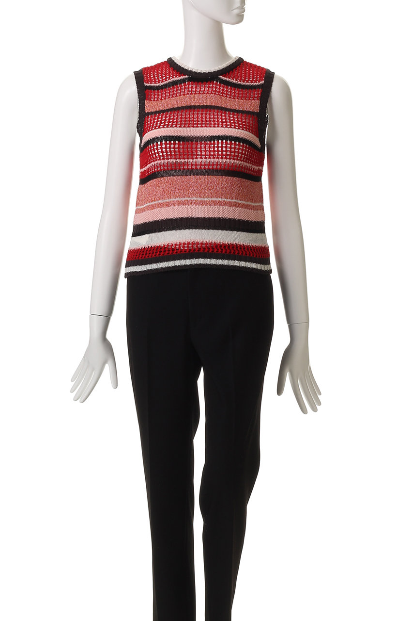ス・ドホ　in between チラシ付 MAISON SPECIAL(メゾンスペシャル)｜2way Multi Border Tank Top