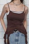 Ruffle Shirring Camisole/ラッフルシャーリングキャミソール メゾンスペシャル/MAISON SPECIAL