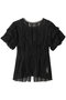Lace Peplum 2way Tops/レースペプラム2WAYトップス メゾンスペシャル/MAISON SPECIAL BLK(ブラック)
