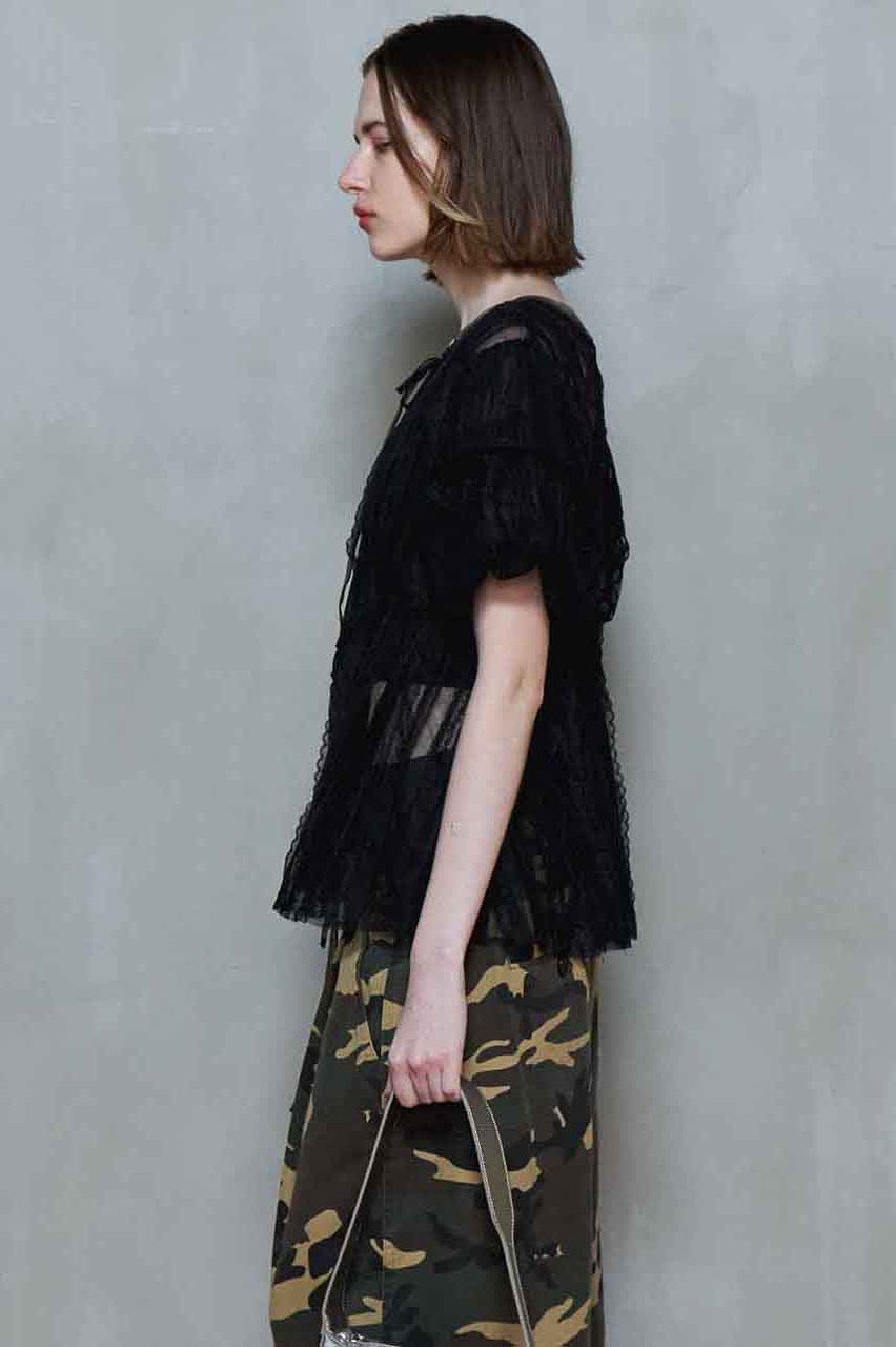 MAISON SPECIAL(メゾンスペシャル)｜Lace Peplum 2way Tops/レース