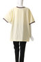 Fringe Embroidery Big Ringer T-shirt/フリンジエンブロイダリービッグリンガーTEE メゾンスペシャル/MAISON SPECIAL