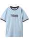 Fringe Embroidery Big Ringer T-shirt/フリンジエンブロイダリービッグリンガーTEE メゾンスペシャル/MAISON SPECIAL BLU(ブルー)