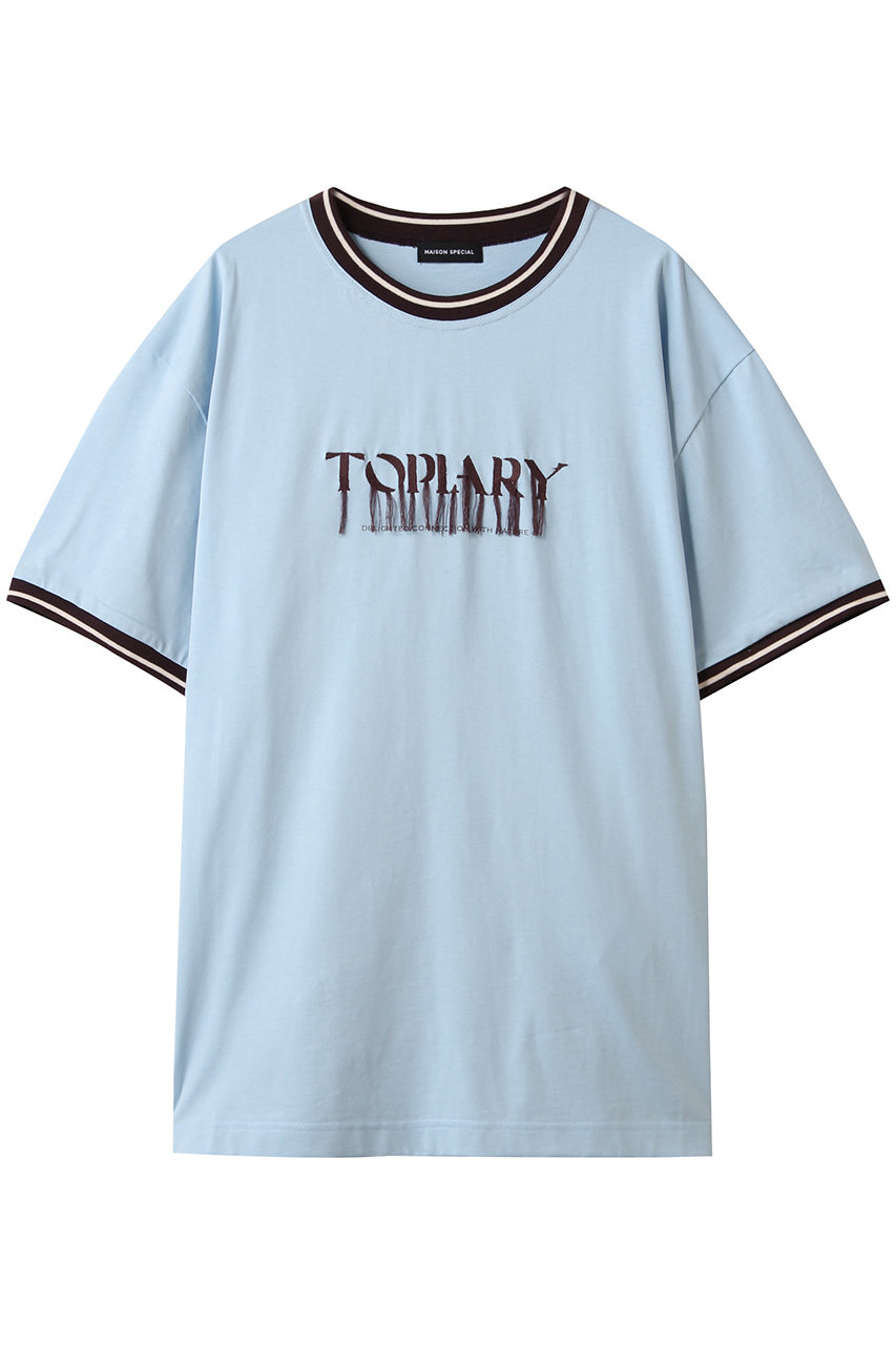 Fringe Embroidery Big Ringer T-shirt/フリンジエンブロイダリービッグリンガーTEE