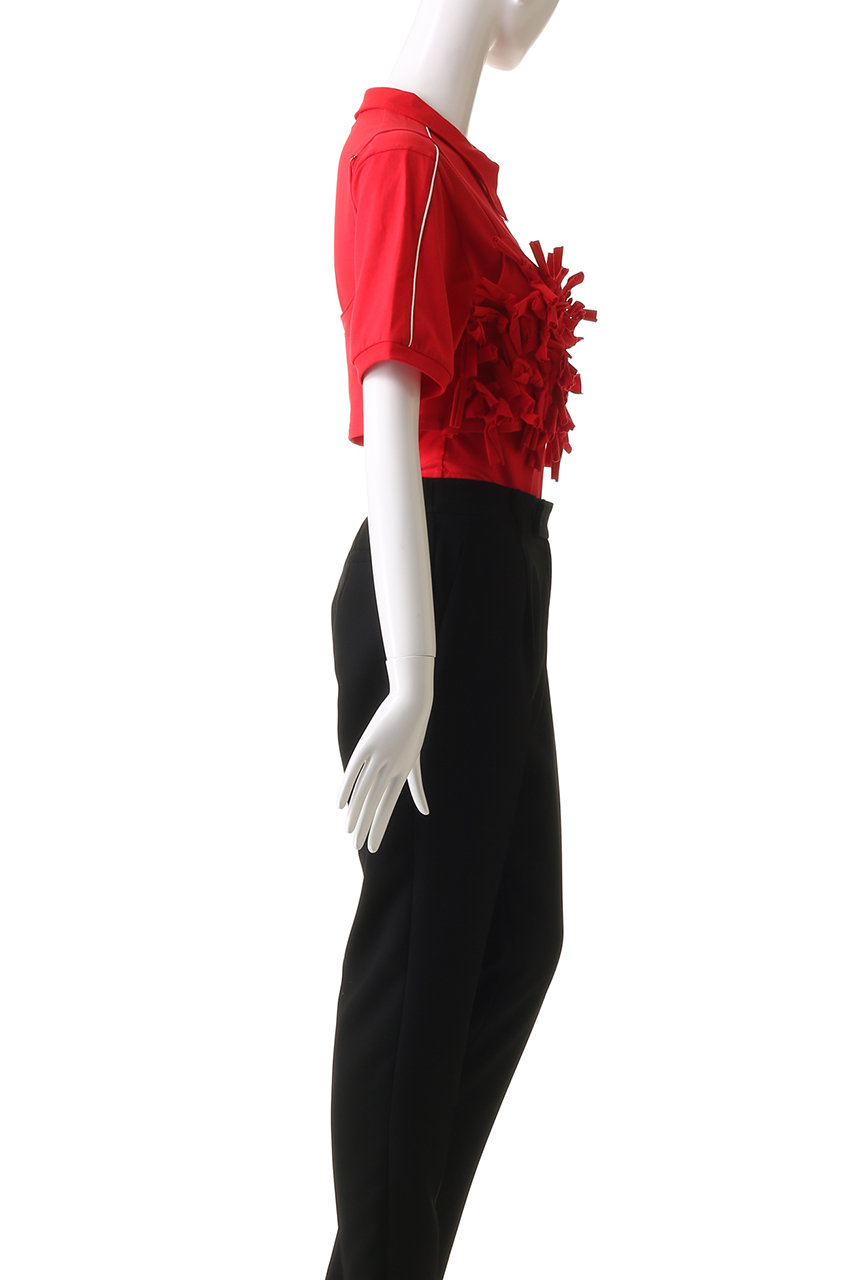 トップス MAISON SPECIAL Ribbon Polo Bodysuit Ribbon Polo Bodysuit