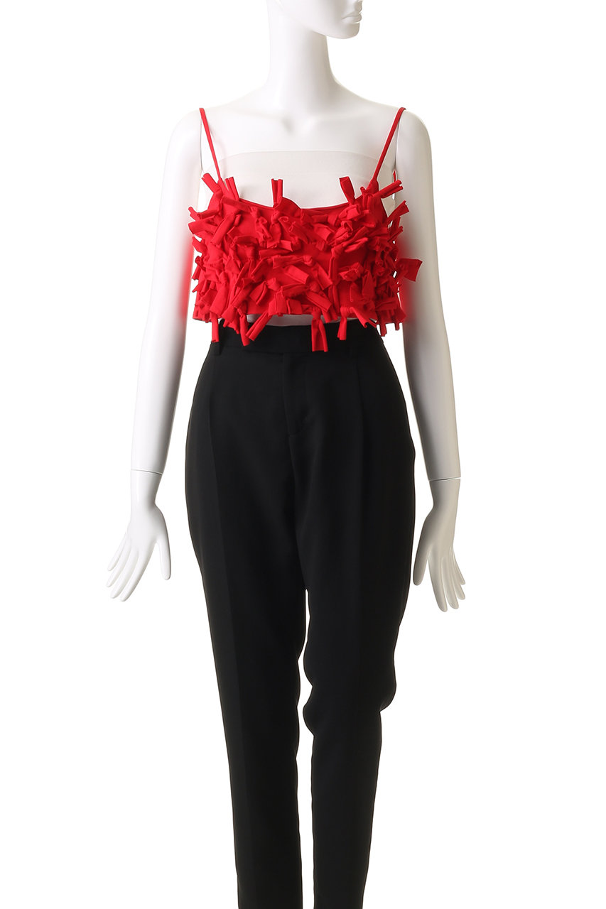 トップス MAISON SPECIAL Ribbon Polo Bodysuit Ribbon Polo Bodysuit