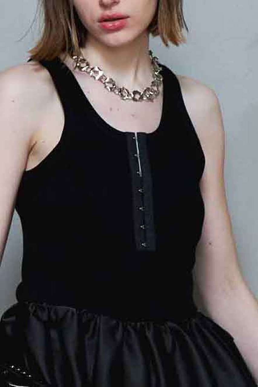 MAISON SPECIAL(メゾンスペシャル)｜Satin Combination Peplum