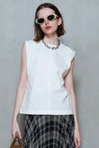 Cutoff Sleeveless Tops/カットオフノースリーブトップス